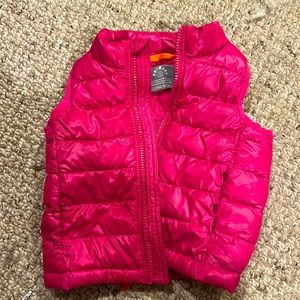 Primary Toddler Size 2 Magenta Puffer Vest